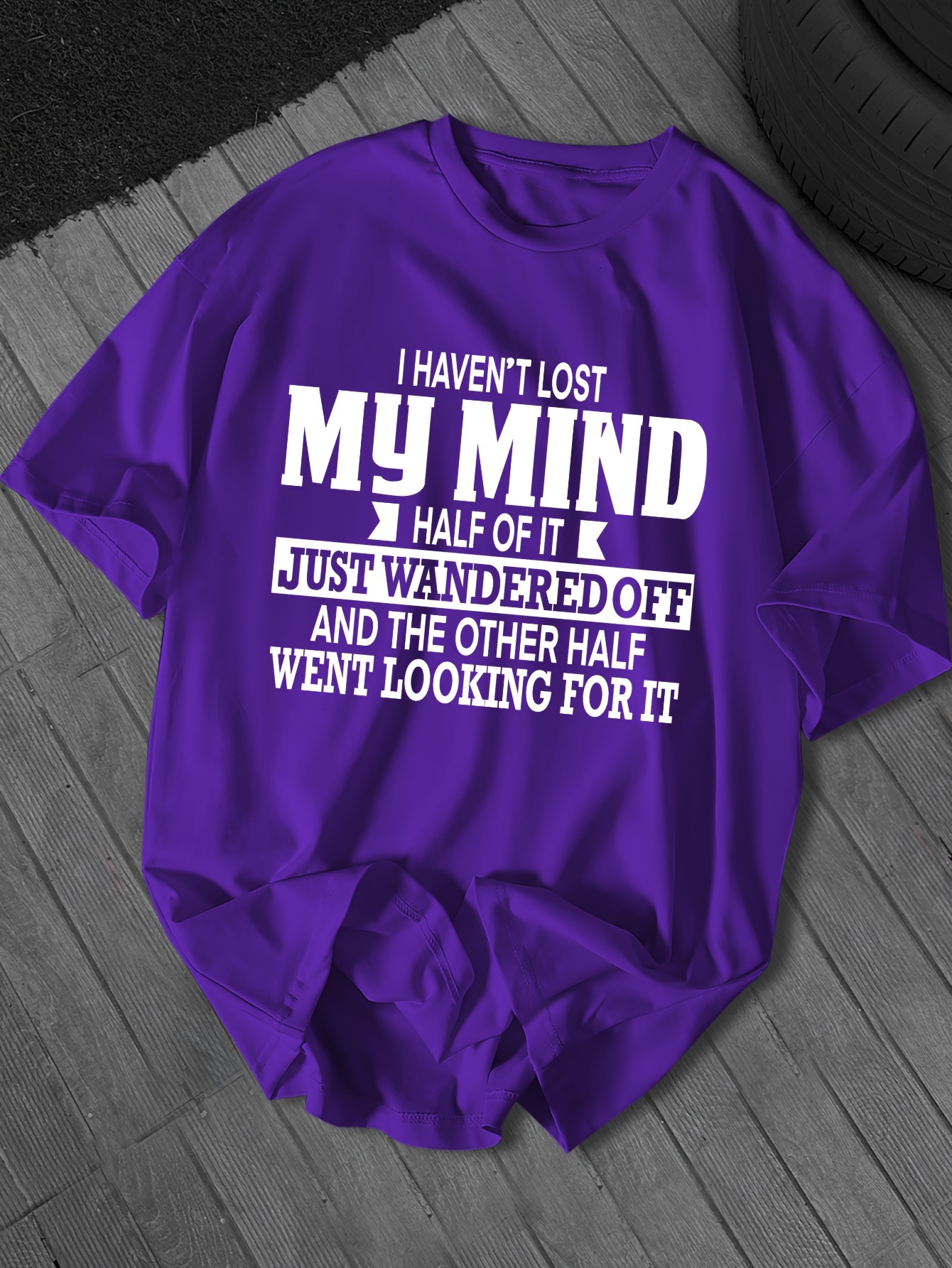 Men's Plus Size Funny T-Shirt - 