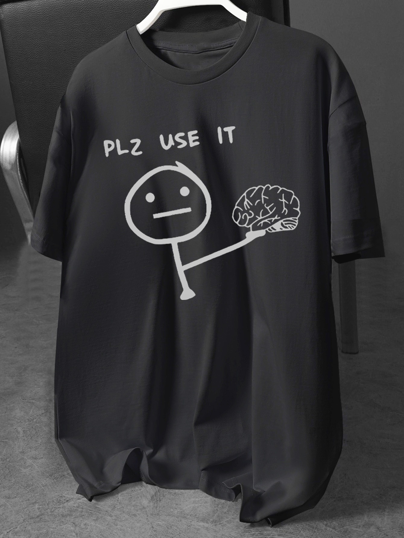 Men's Plus Size Funny T-Shirt - 