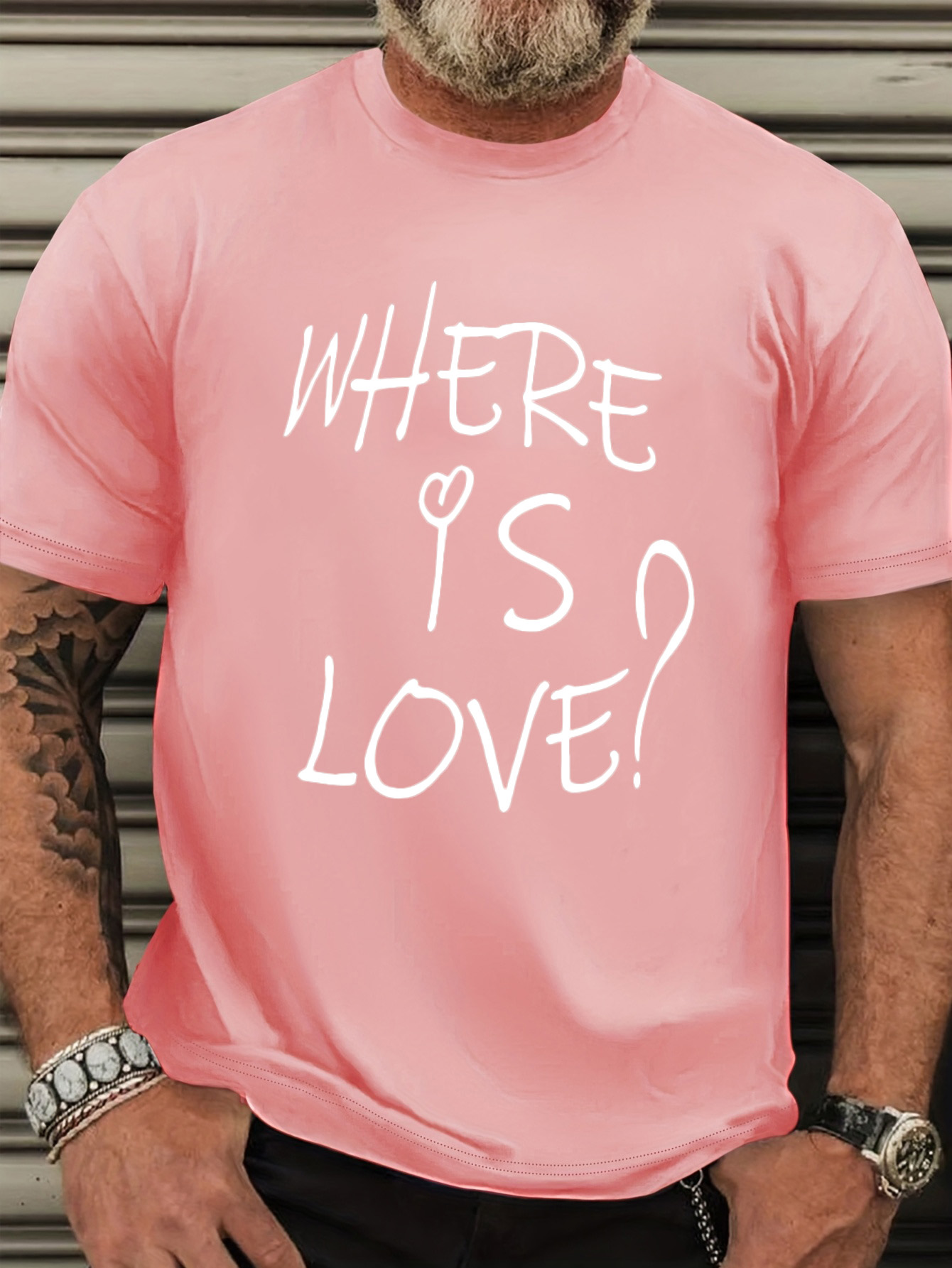 Men's Oversized Pink 