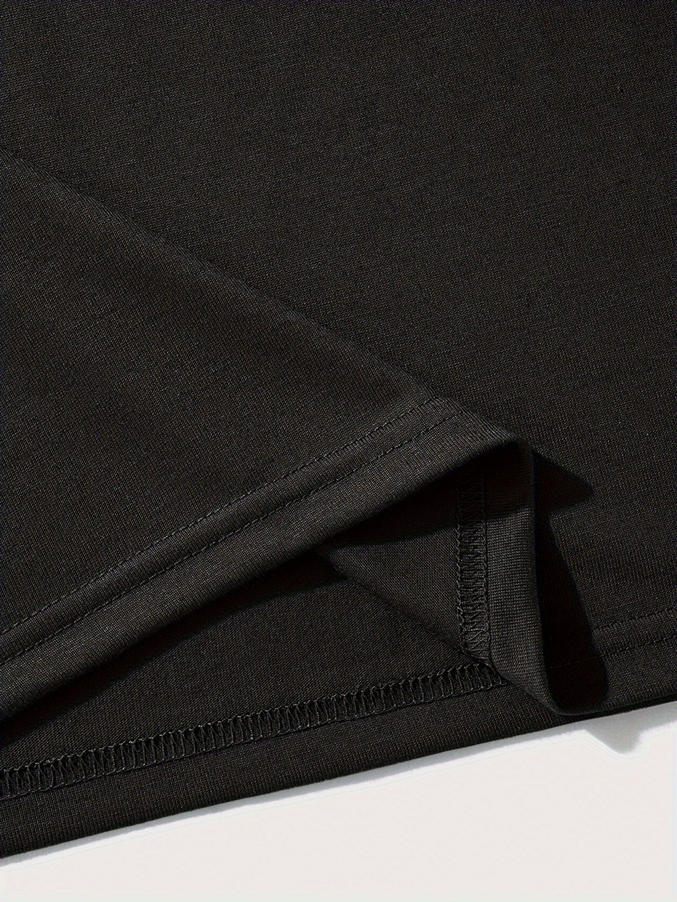 1pc Men's Plus Size Casual Round Neck 