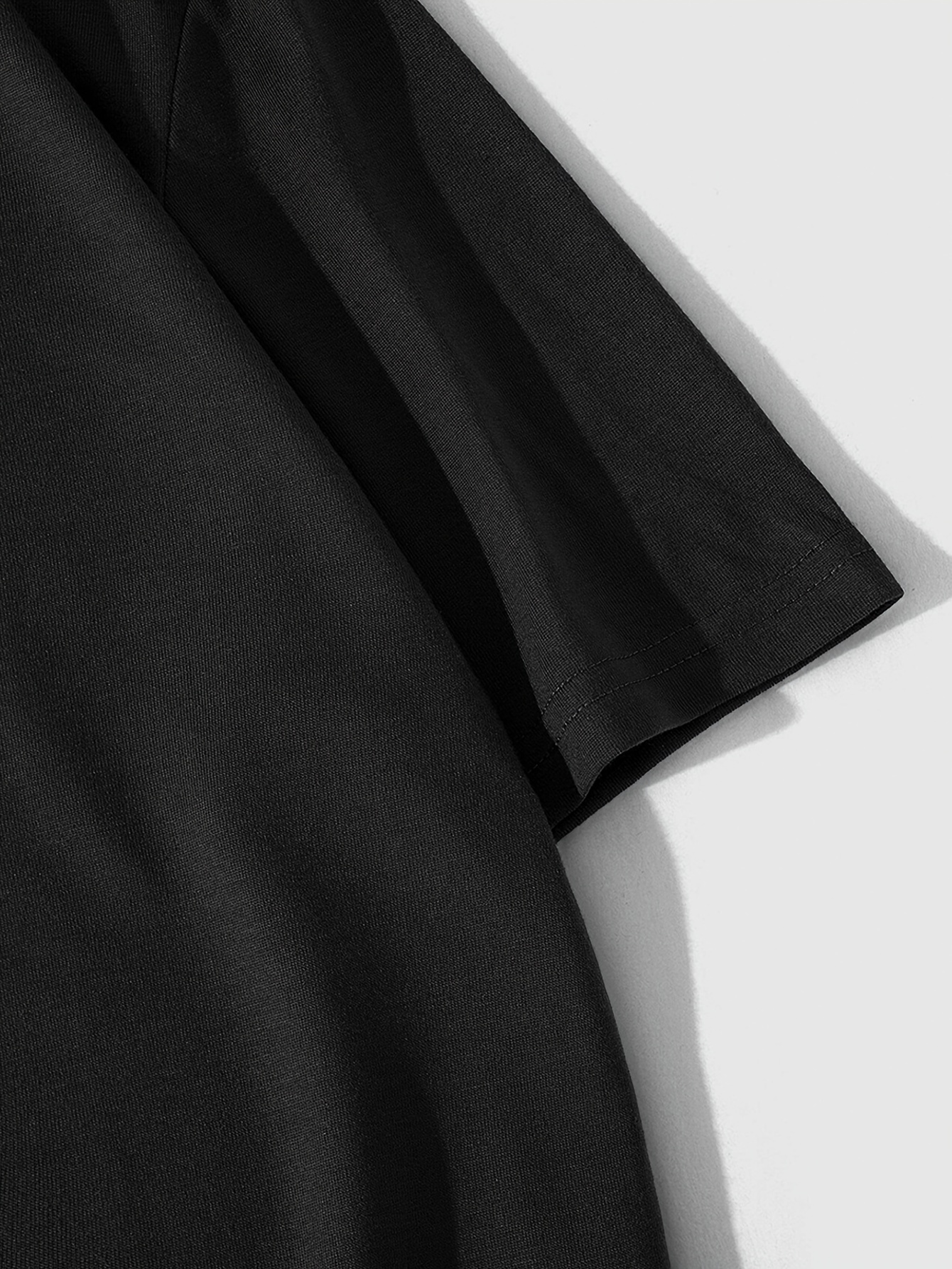 Plus Size Men's Casual Crew Neck T-Shirt with 'I'M FLUENT IN 3 LANGUAGES - English, Sarcasm, and Profanity' Slogan Print, 100% Polyester, Slight Stretch Knit Fabric for Spring/Summer/Fall - Regular Fit Adult Tee