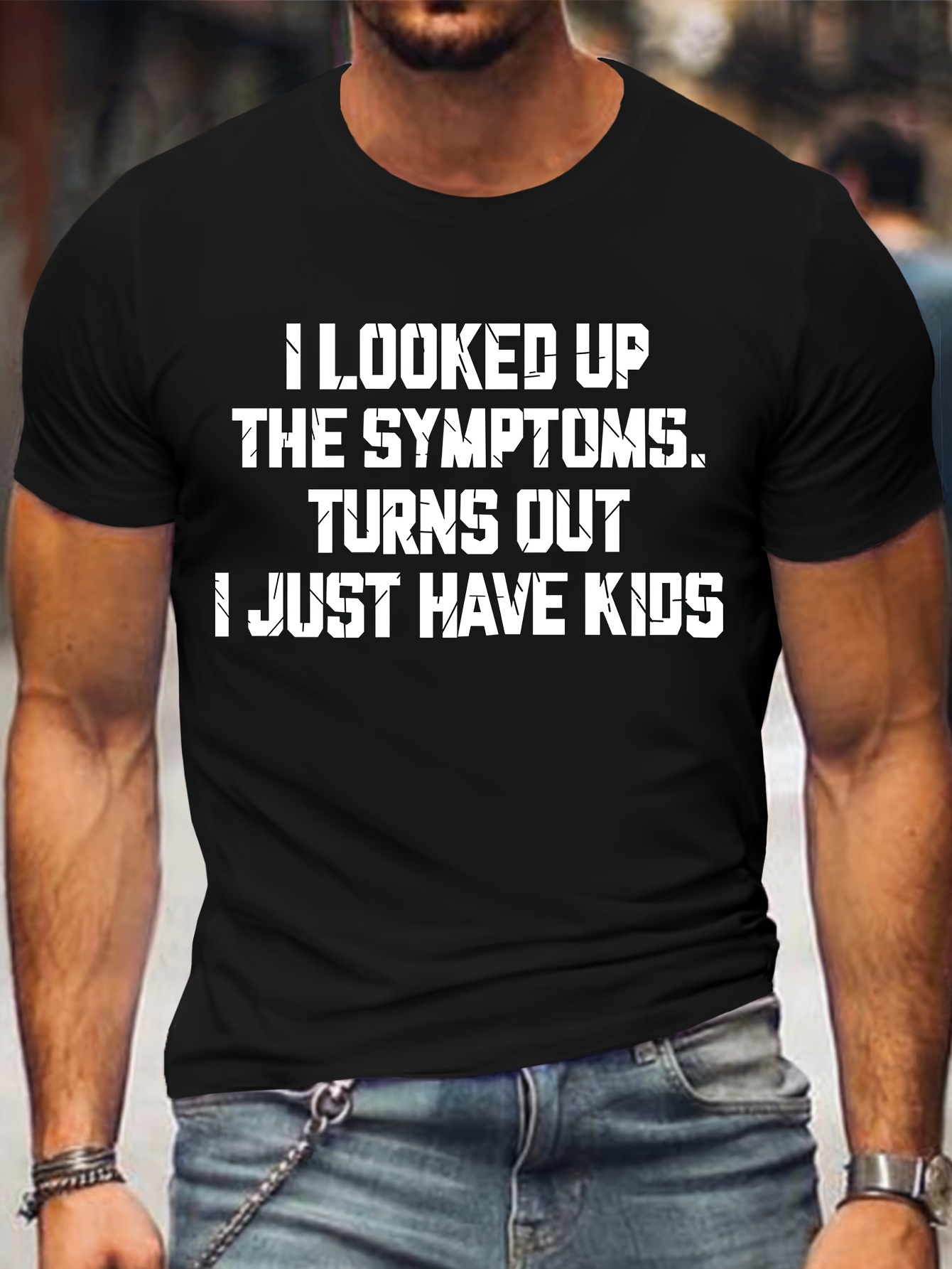 Unisex Adult Large Round Neck Casual Short Sleeve T-Shirt with Lettering Design - Seasonal, Polyester Fabric, Regular Fit, Adult Size, Knit Construction, Round Neckline, Suitable for Men And Women, Plus Size