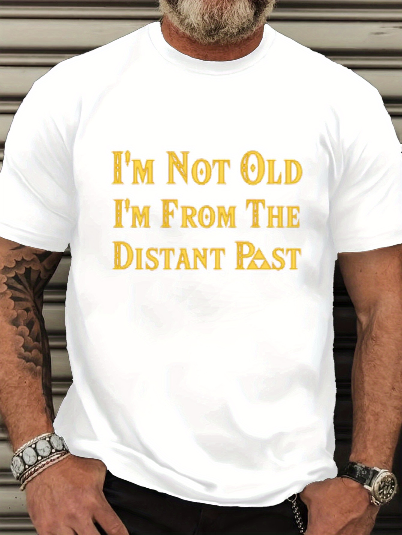 Men's Plus Size Funny T-Shirt - 