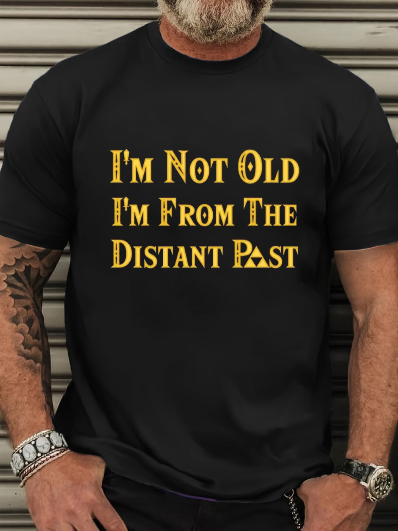 Men's Plus Size Funny T-Shirt - 