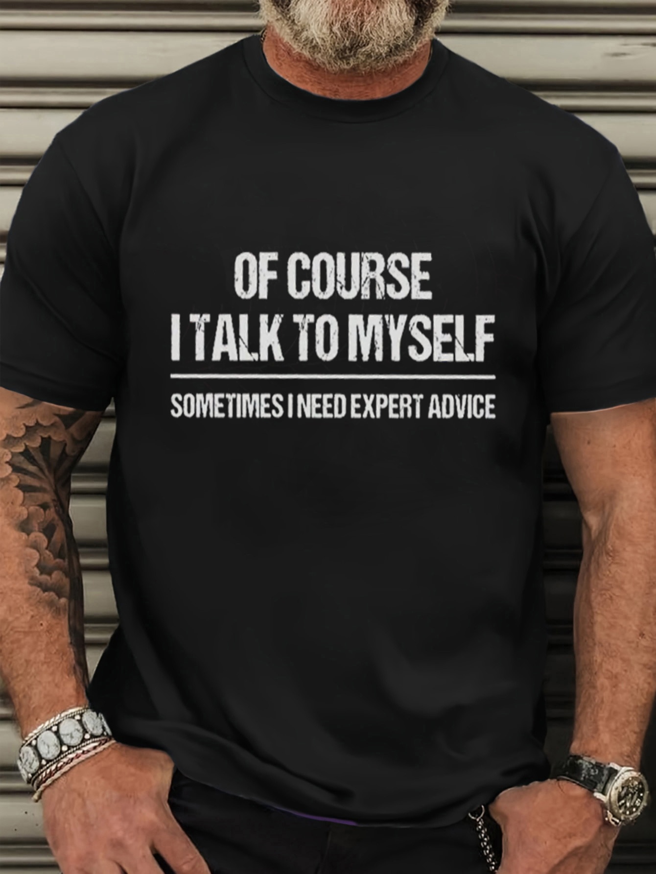 Men's Plus Size Funny T-Shirt - 