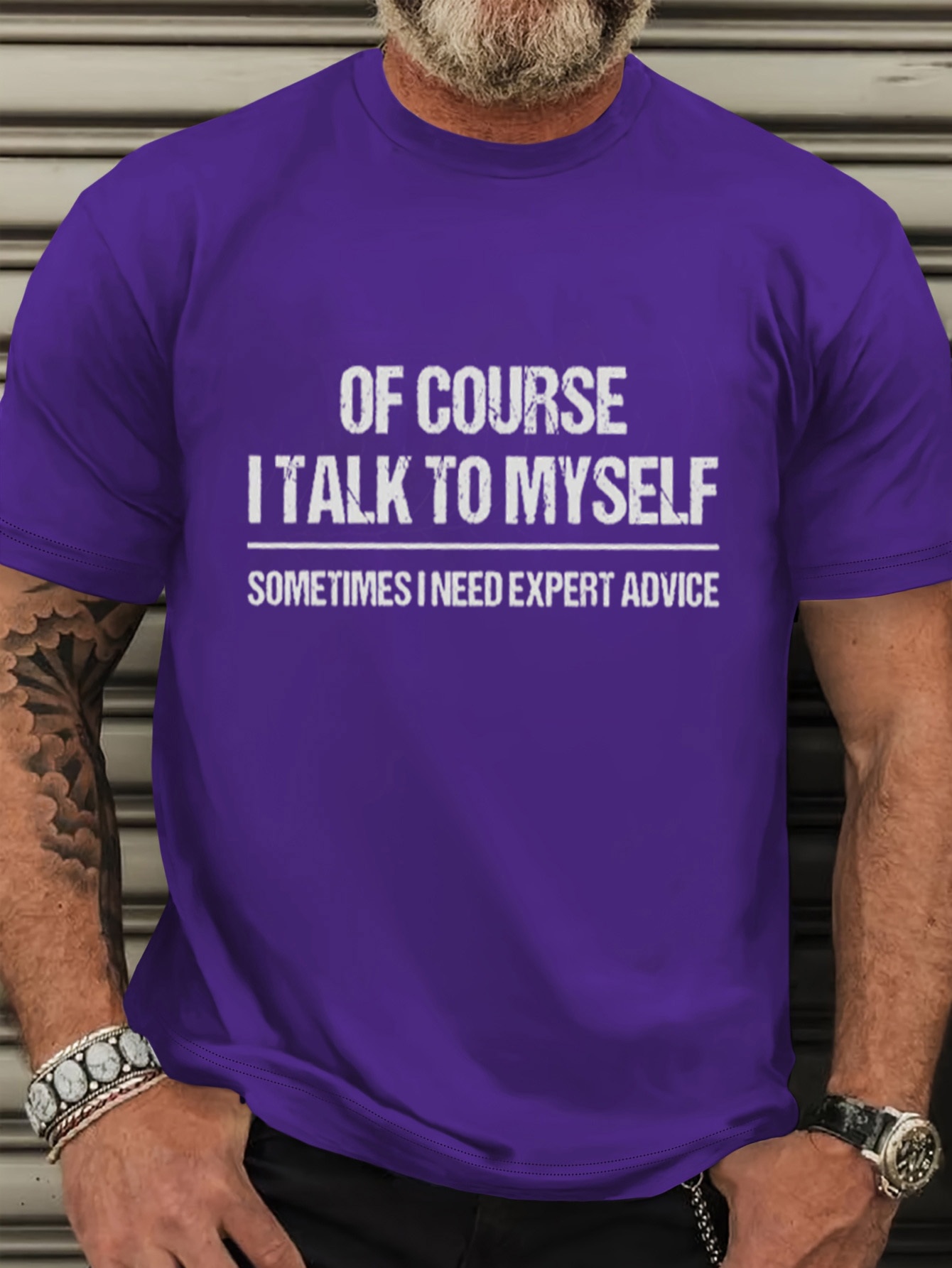 Men's Plus Size Funny T-Shirt - 