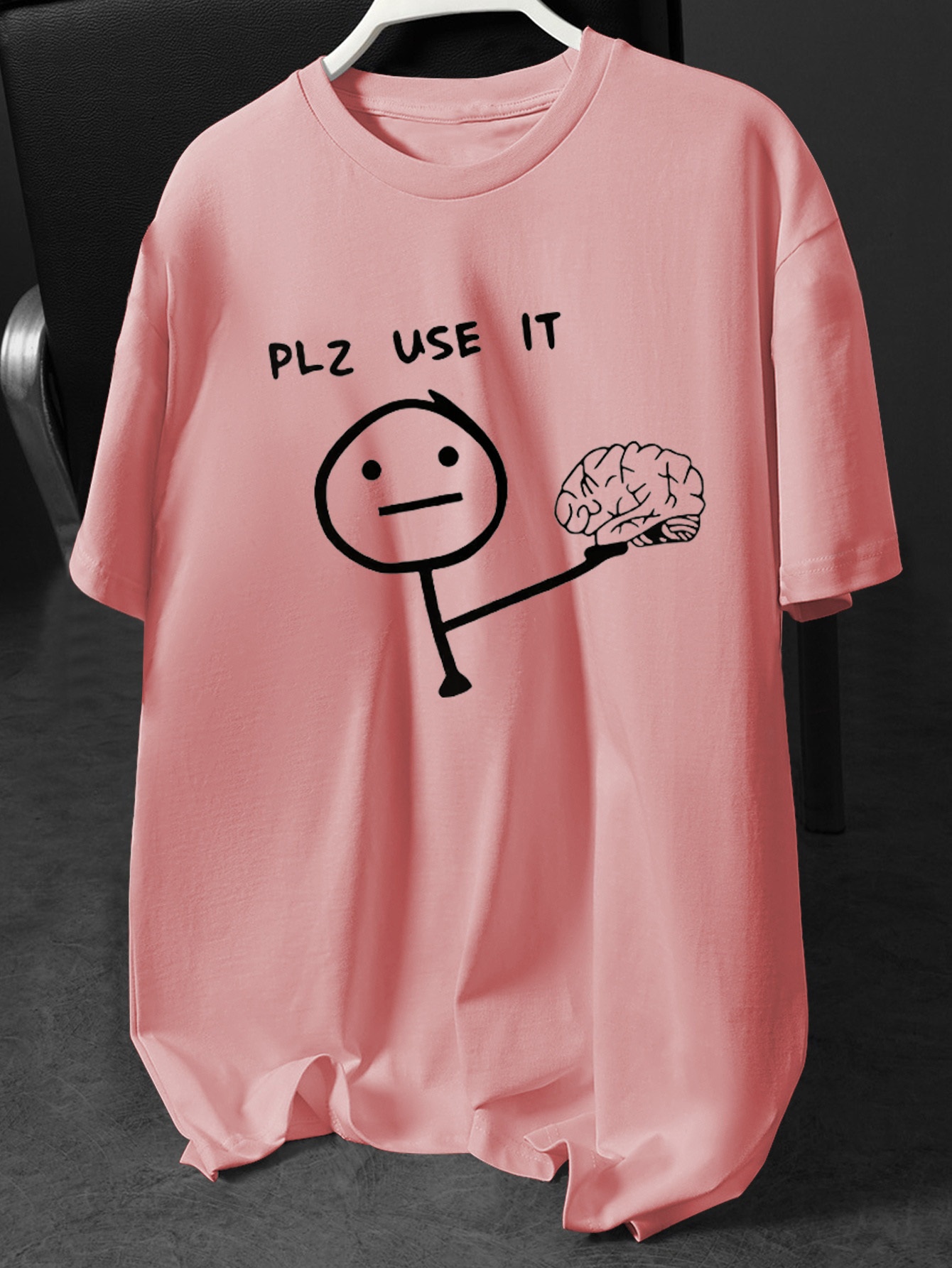 Men's Plus Size Funny T-Shirt - 