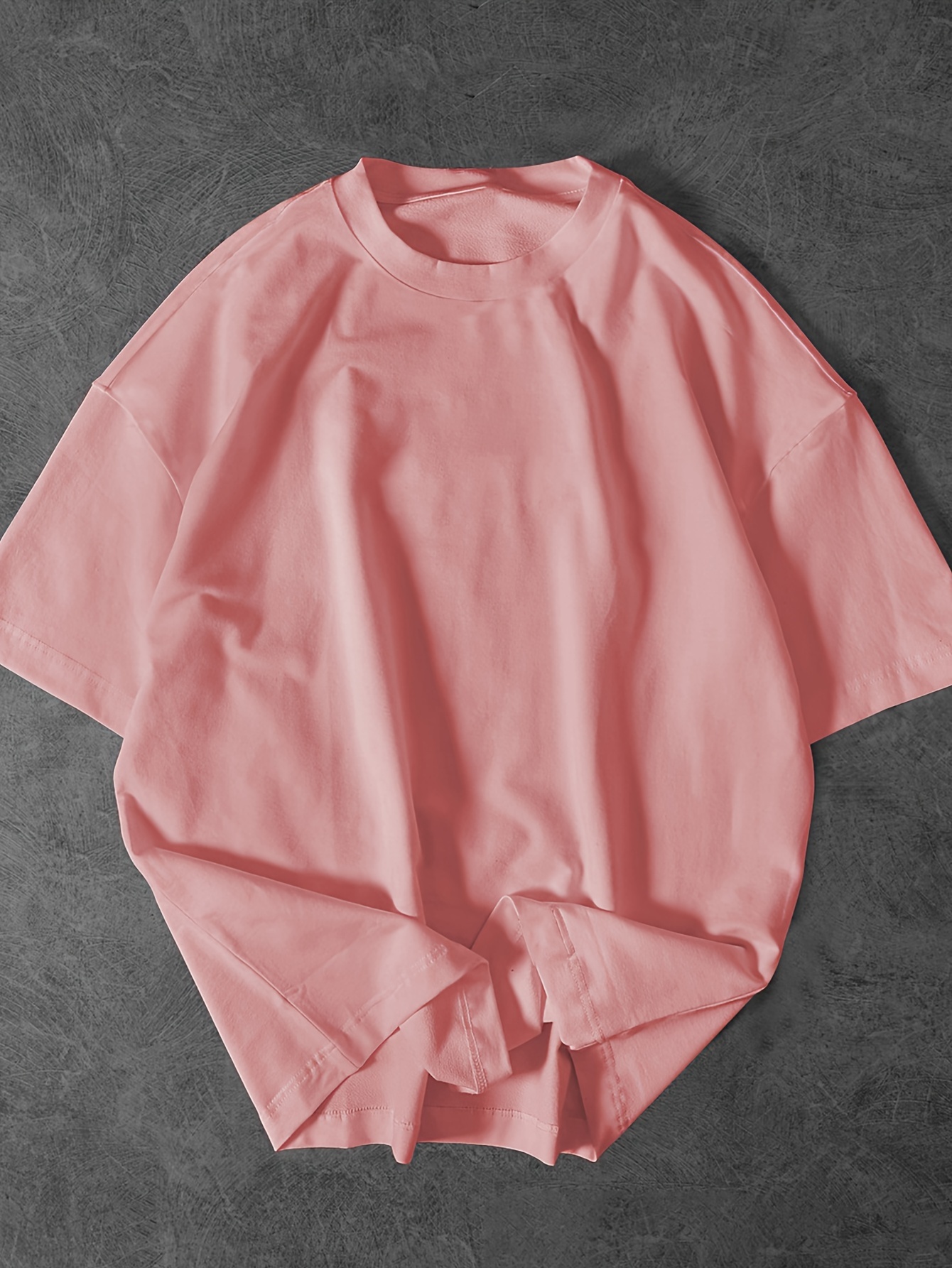 Mens Plus Size Casual Crew Neck T-Shirt with Skull Print & Slogan - Polyester Knit Fabric, Medium Stretch, Regular Fit, All-Season Adult Tee