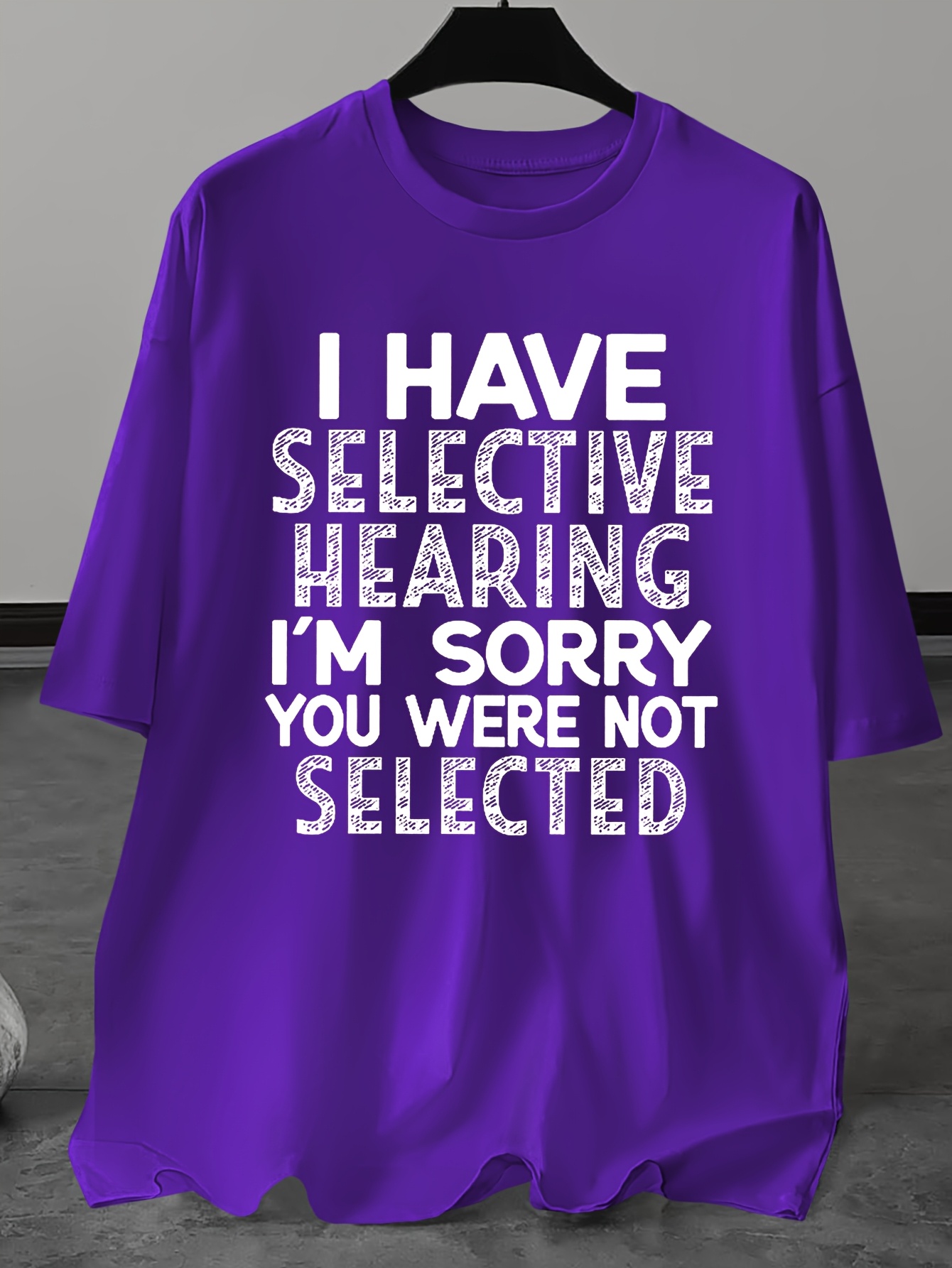 Plus Size Men's Casual Round Neck 