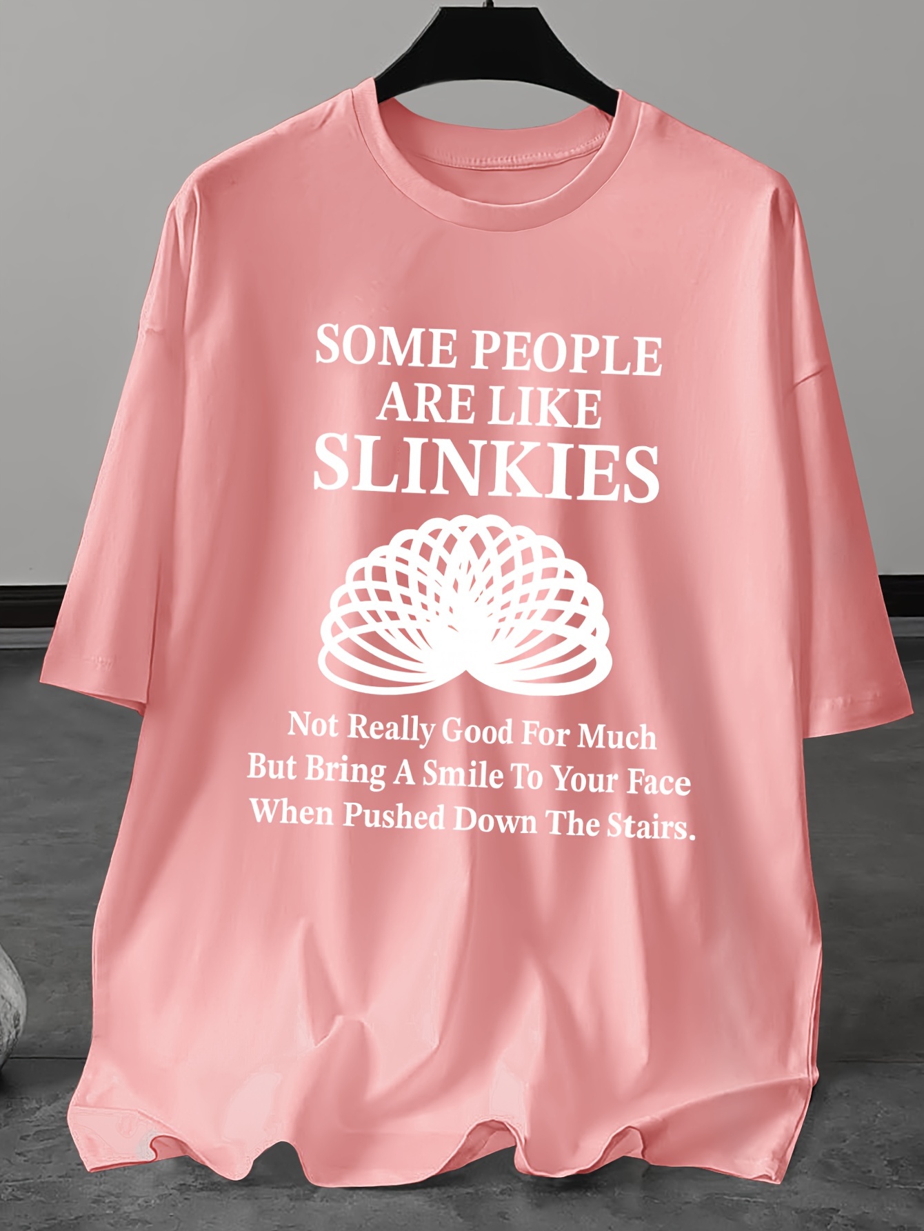 Men's Plus Size Funny Saying T-Shirt - 