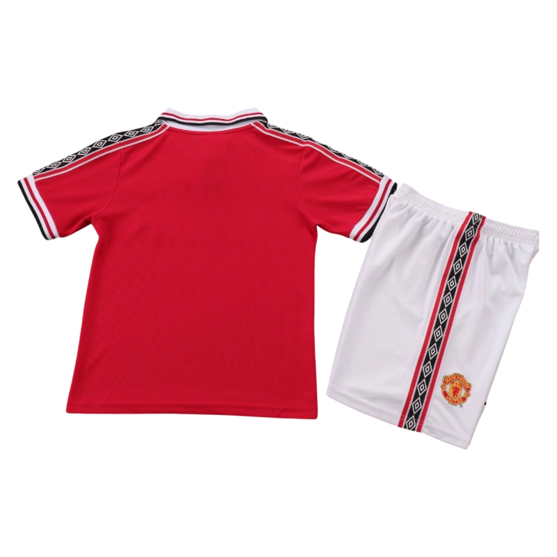 Kids - Manchester United 1998/99 Home Retro Shirt