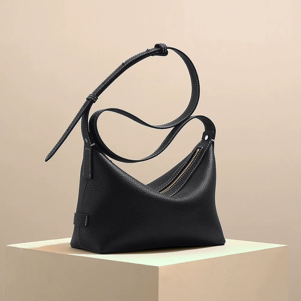 Minimalist Curved Shoulder Bag