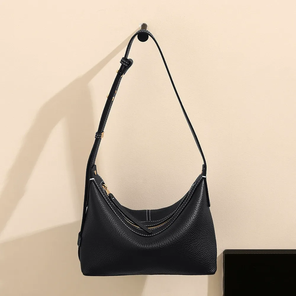 Minimalist Curved Shoulder Bag