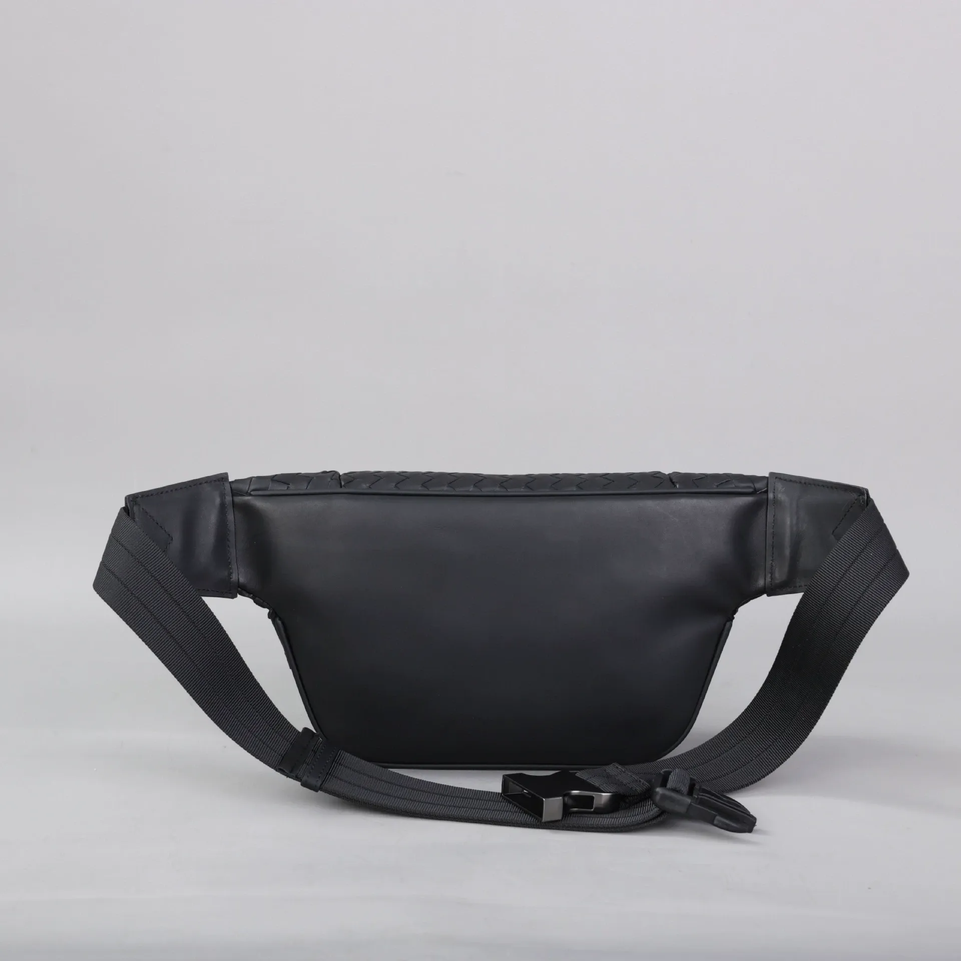 Elite Weave Leather Waist Bag
