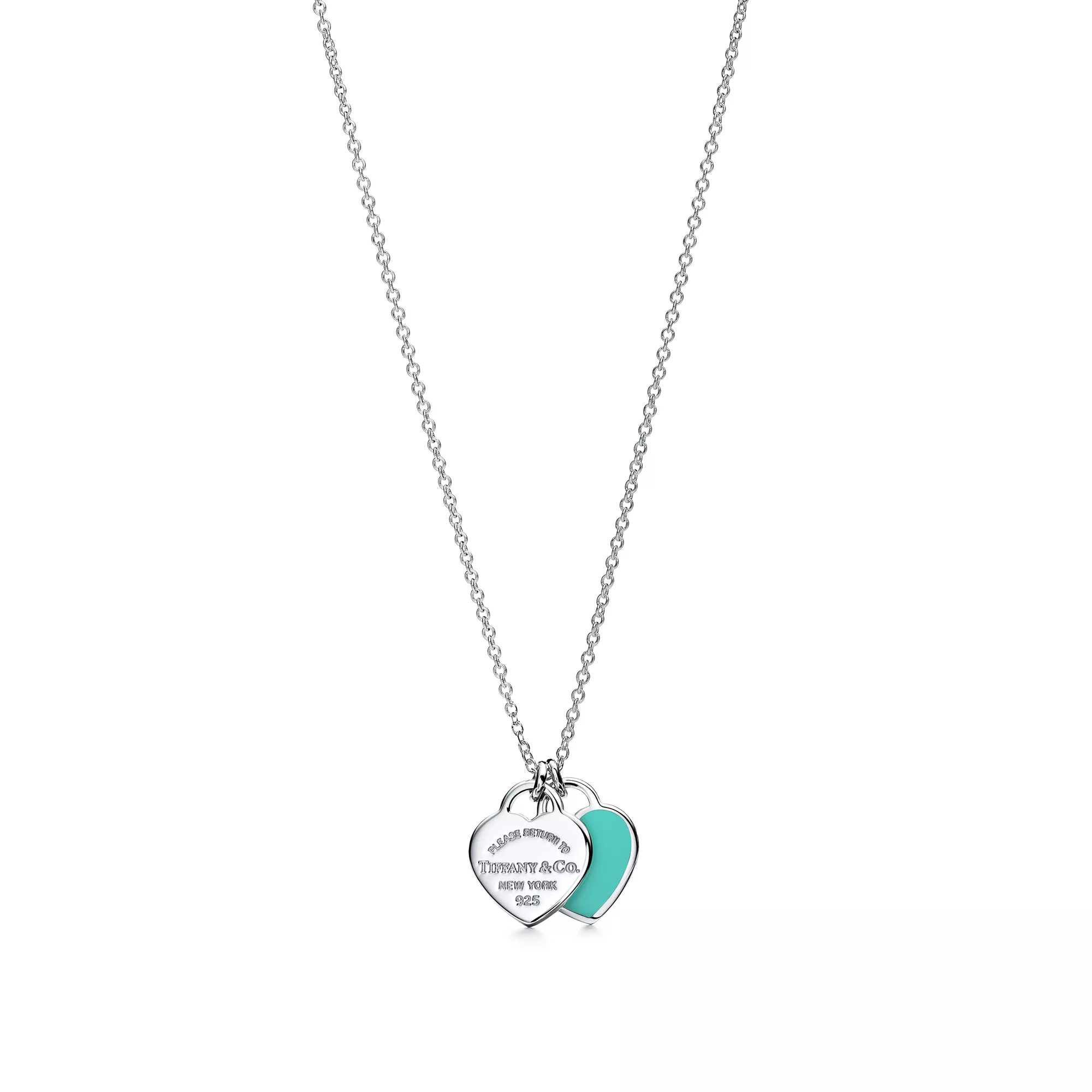 Return to Tiffany® Mini Double Heart Tag Pendant