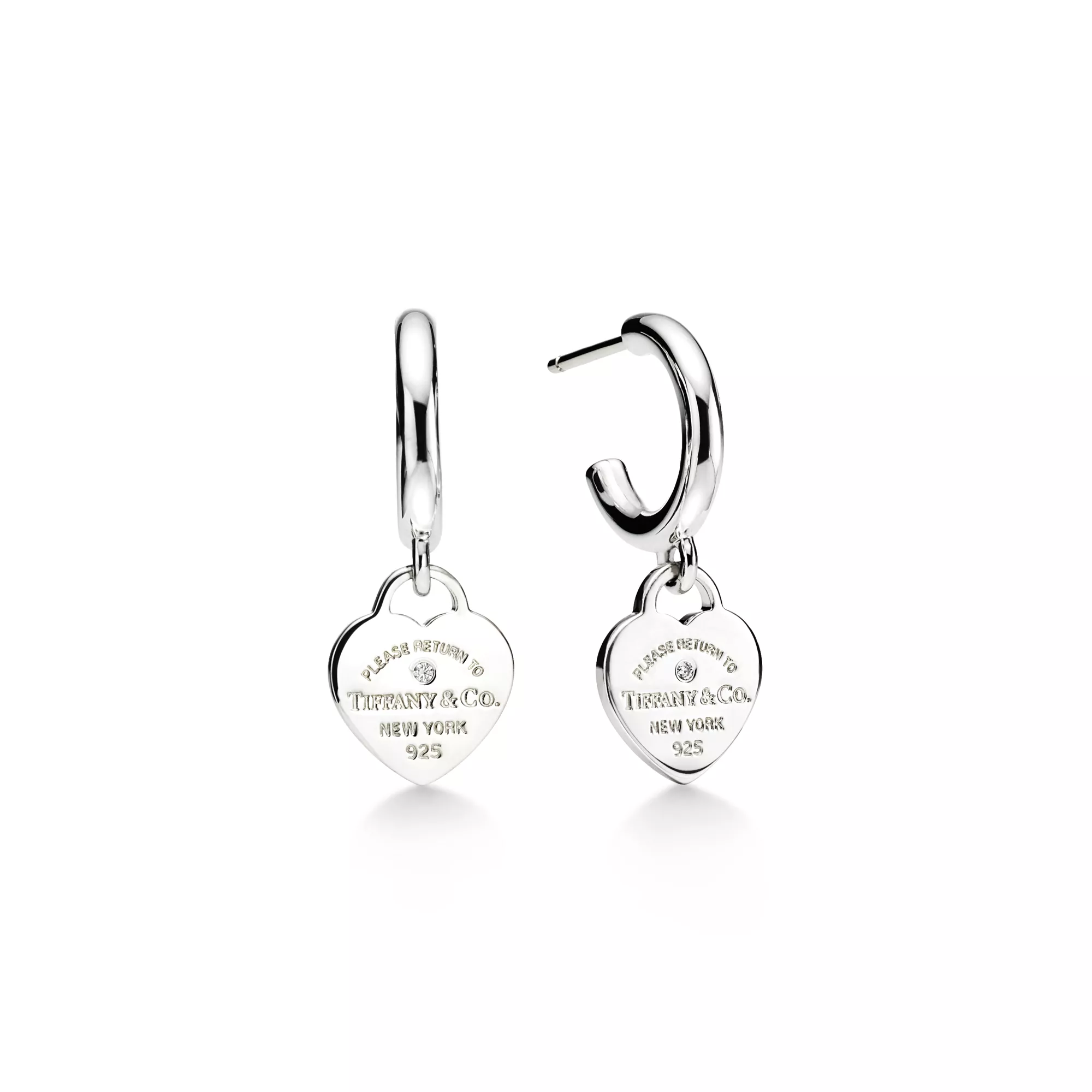 Return to Tiffany® Hoop Earrings in Sterling Silver