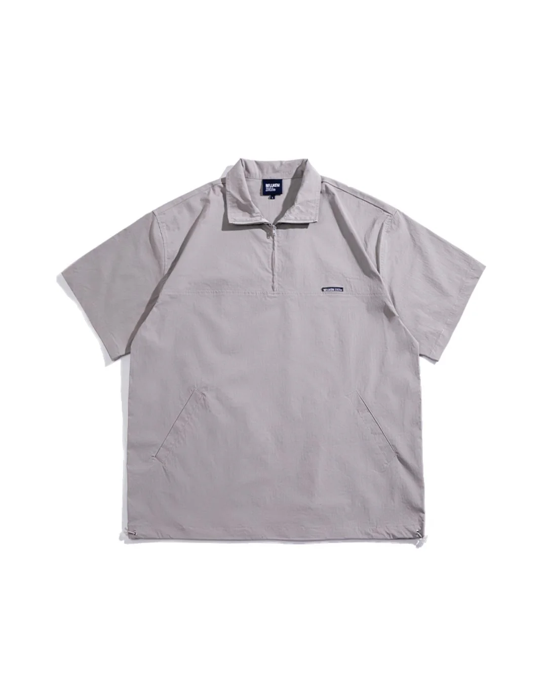 【セール】Half-zip Drawstring Shirt SS066