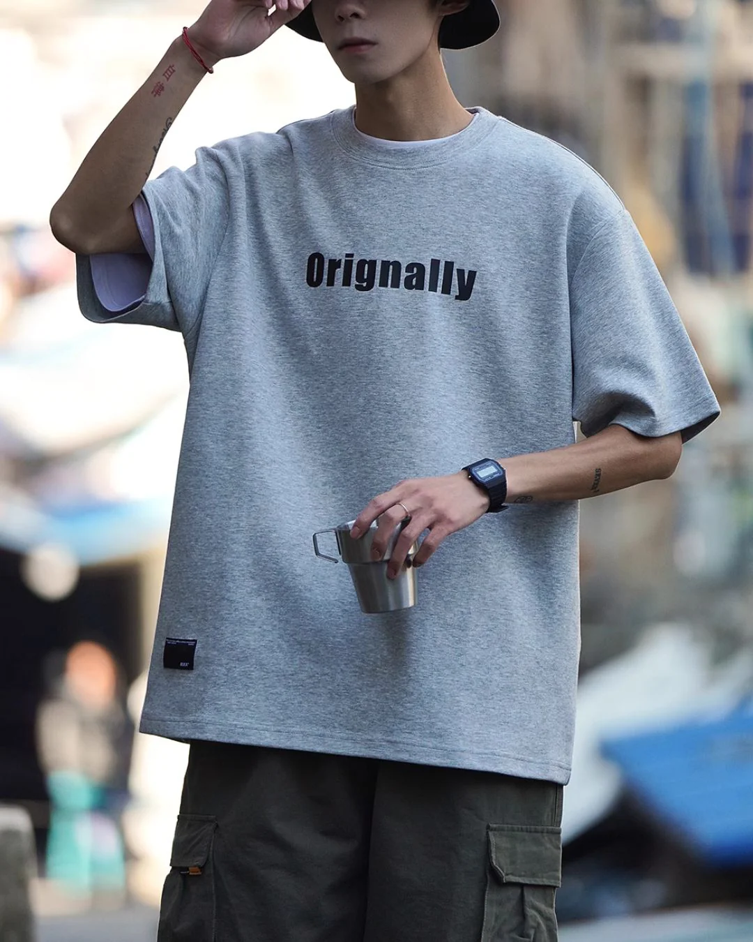 【セール】Heavy Weight Logo T-shirt ST070