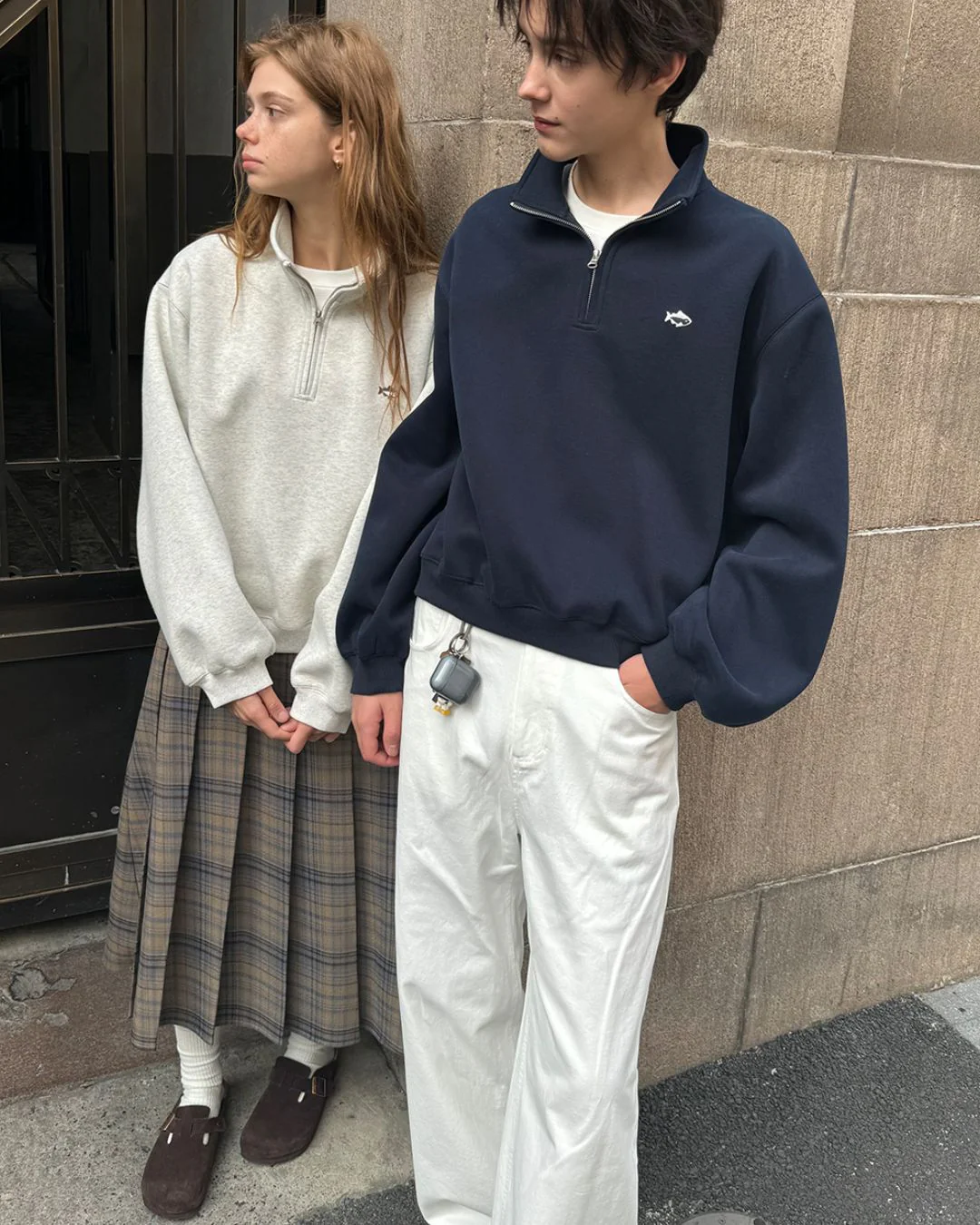 Half-Zip Sweat Pullover SW091