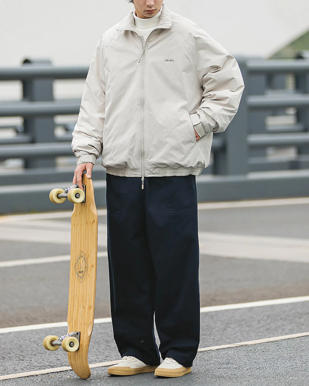 Casual Zip-up Jacket JK125
