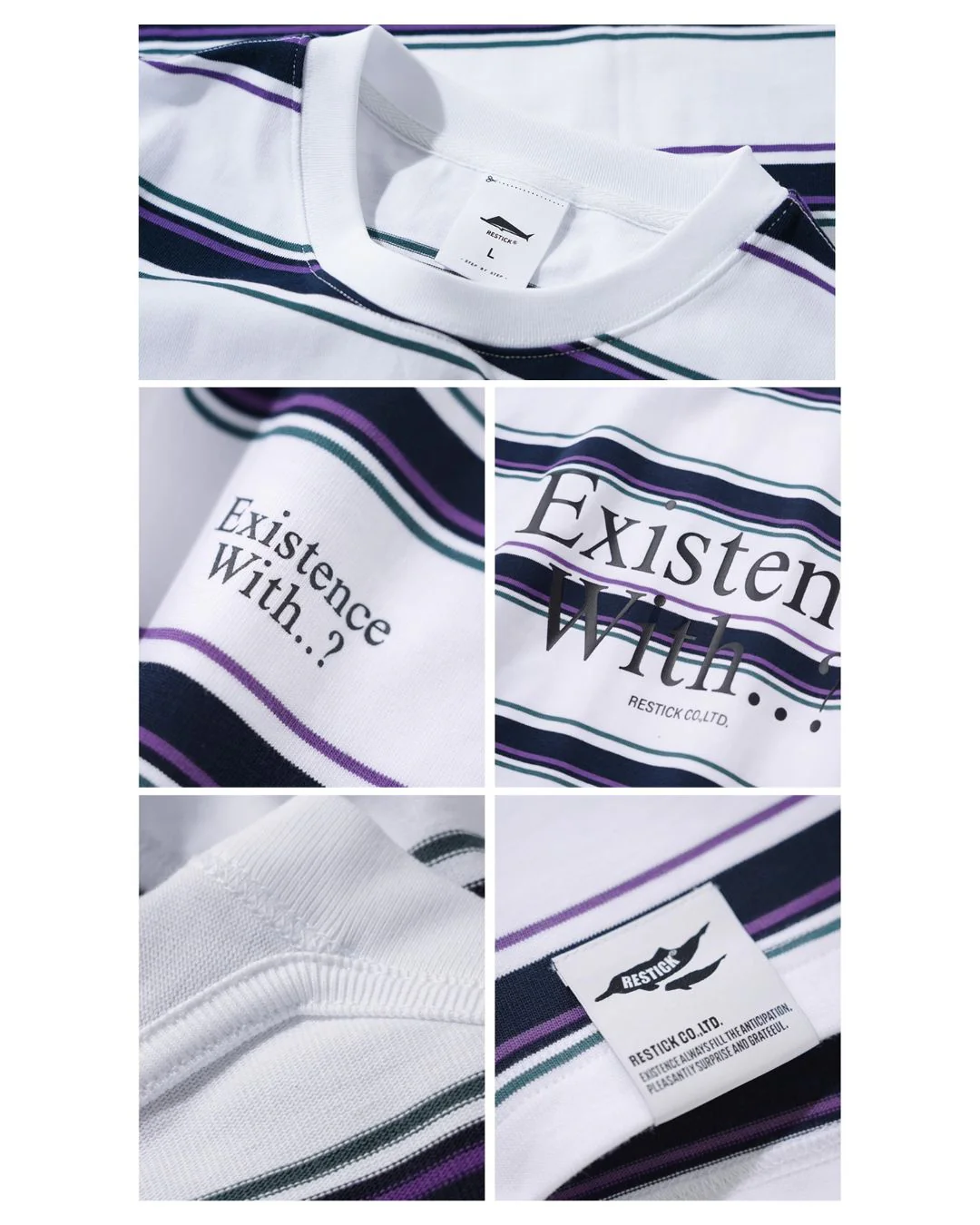 Contrast Border T-shirt LT071