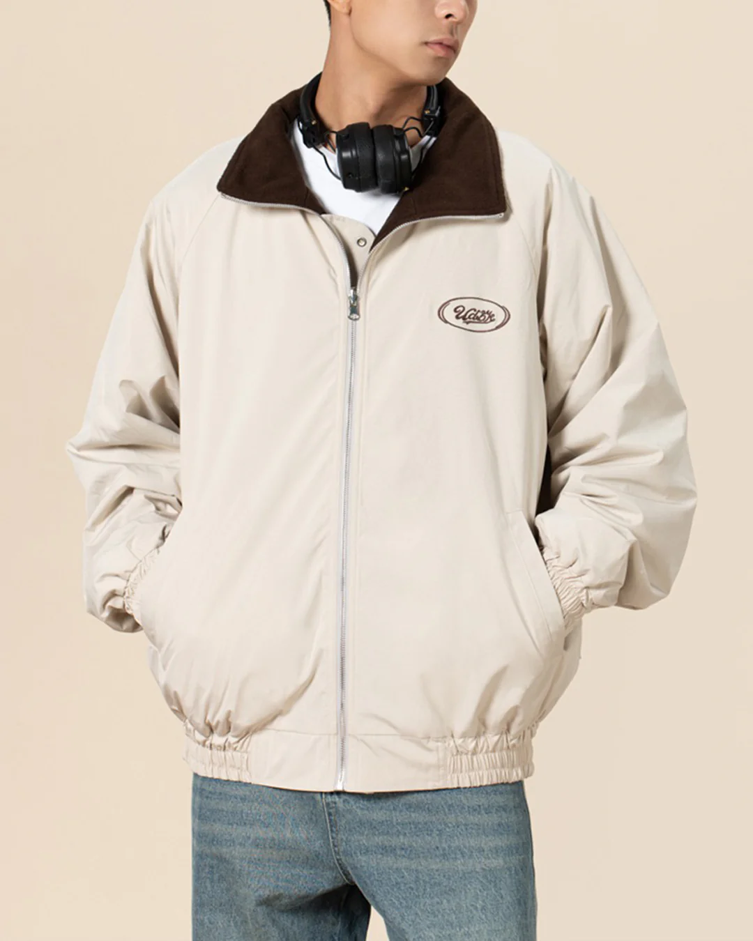 Reversible Zip-up Jacket JK123