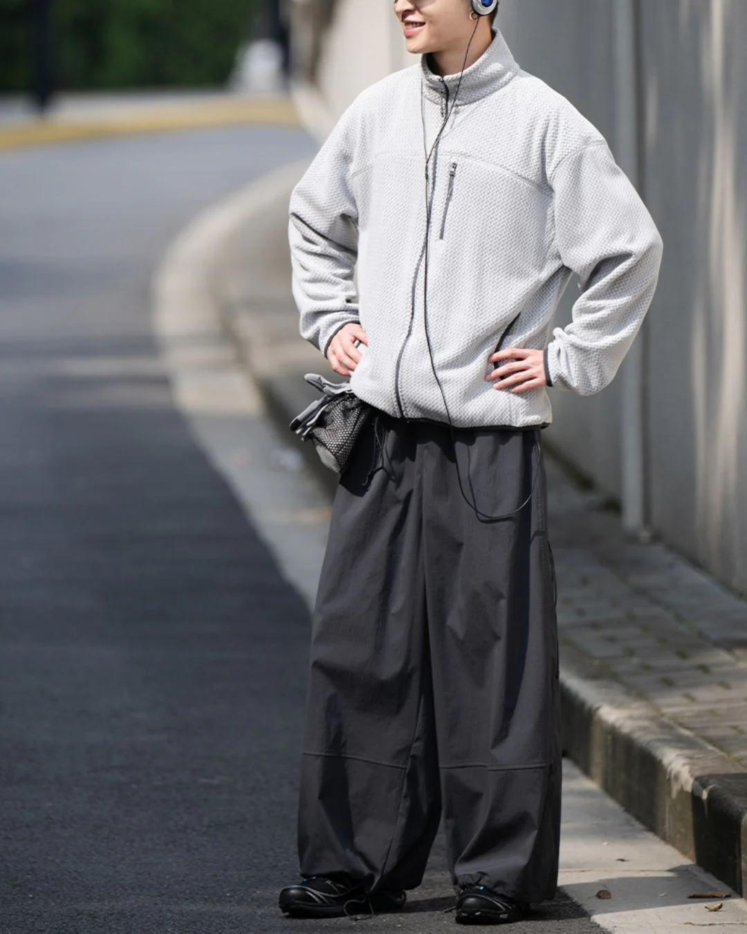 Chevron Fleece Jacket JK243