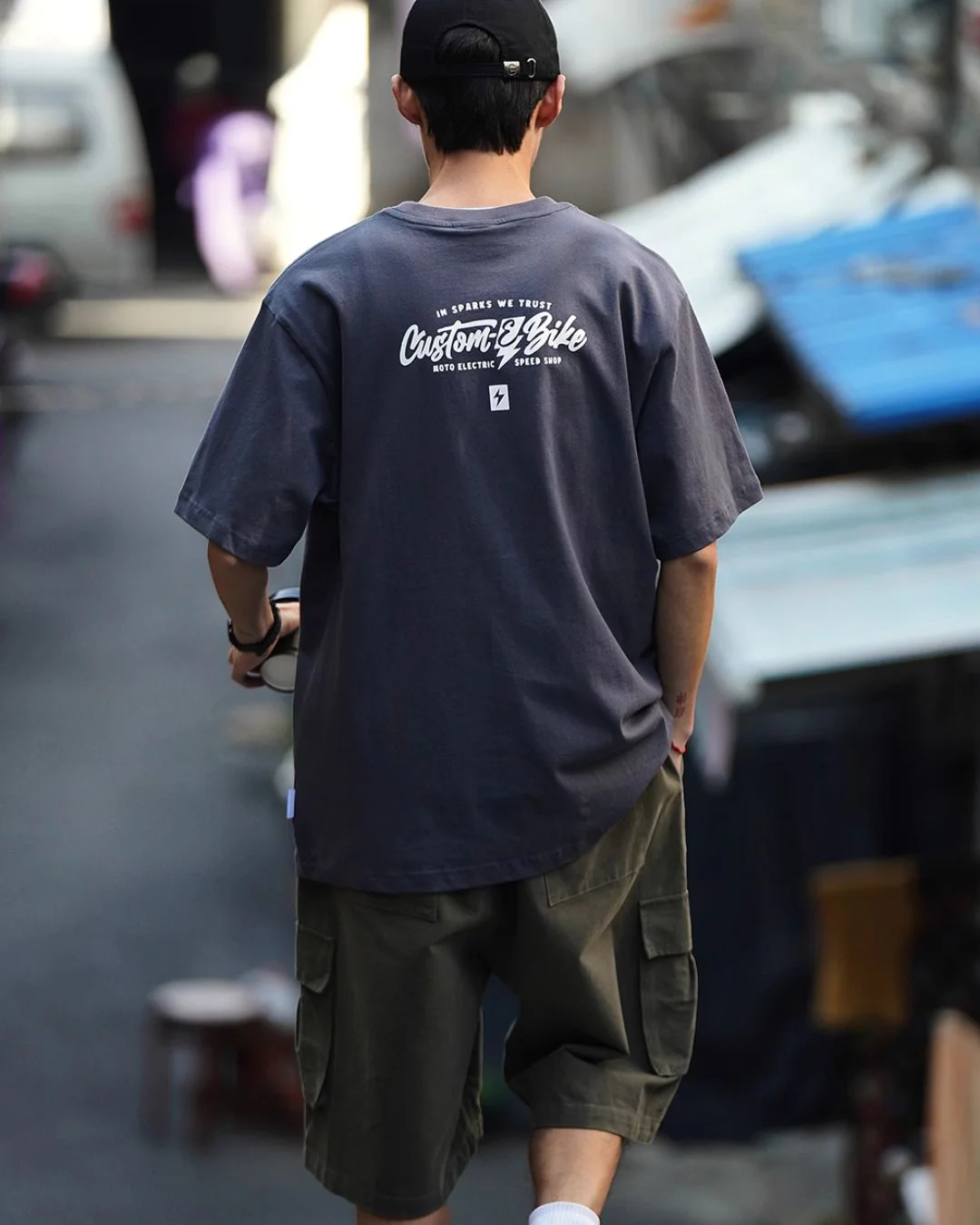 【セール】Back Logo T-shirt ST068