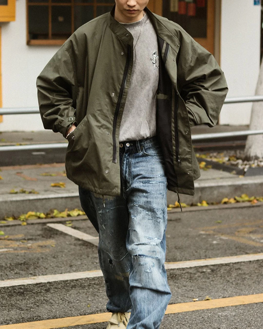 Windproof Stand Work Jacket JK212