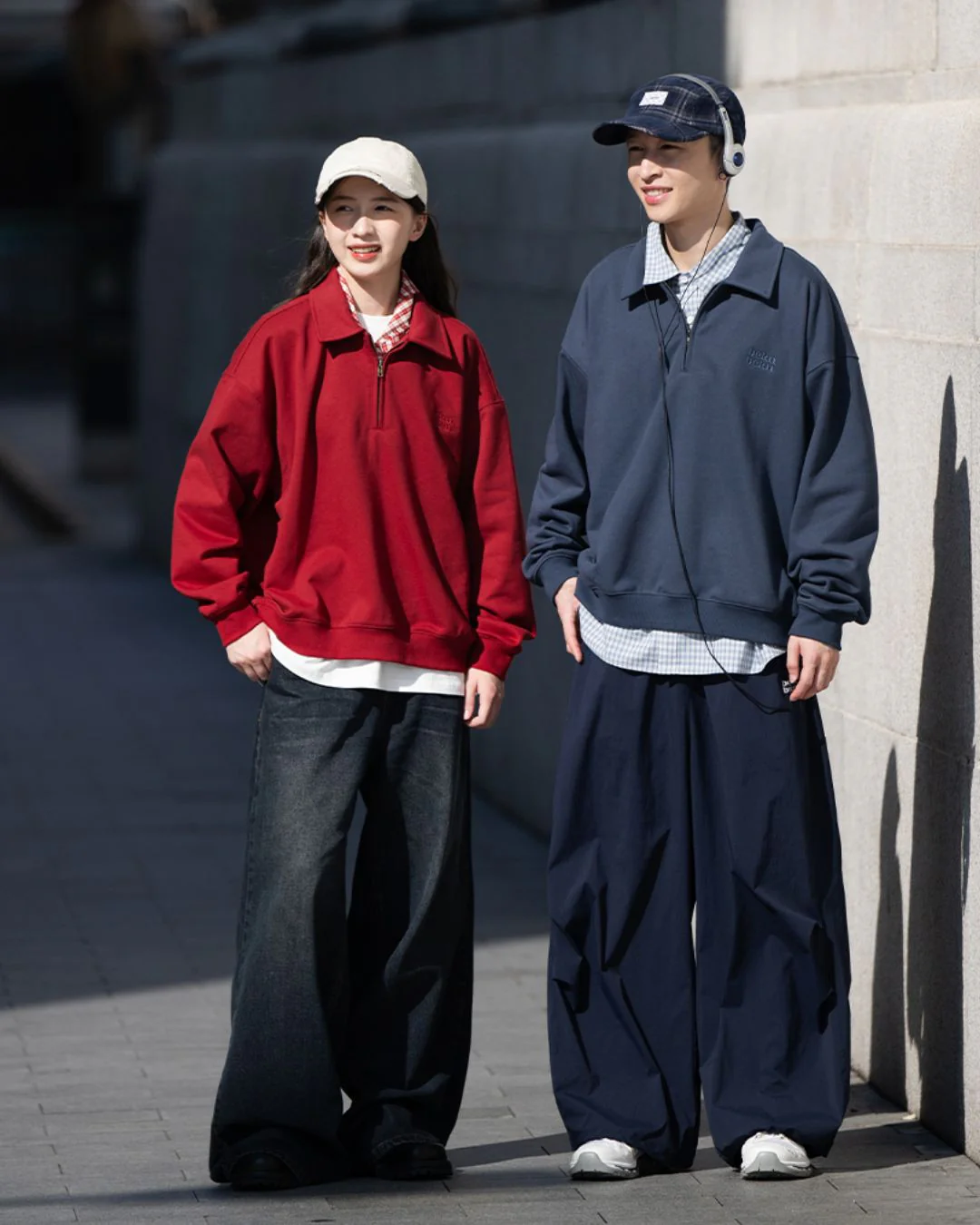 Half-zip Casual Pullover SW094
