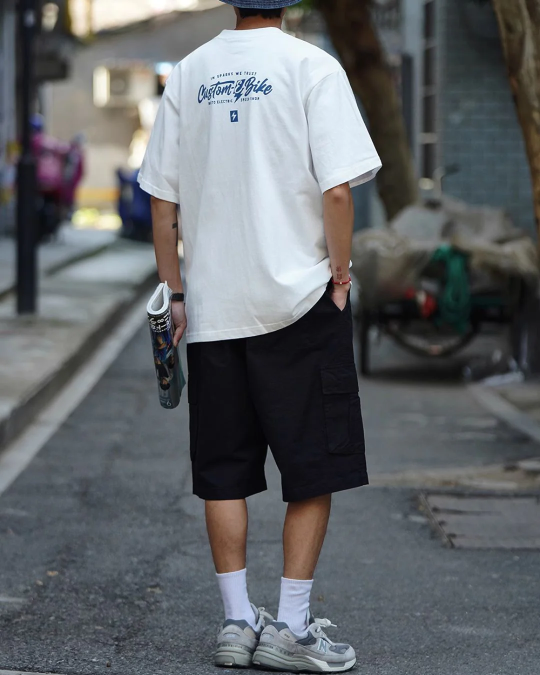 【セール】Back Logo T-shirt ST068