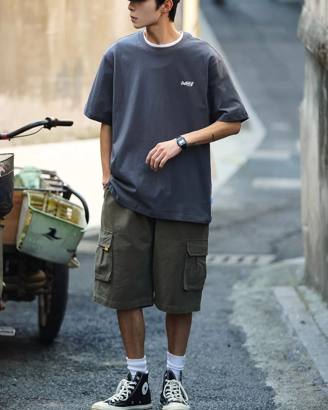 【セール】Back Logo T-shirt ST068