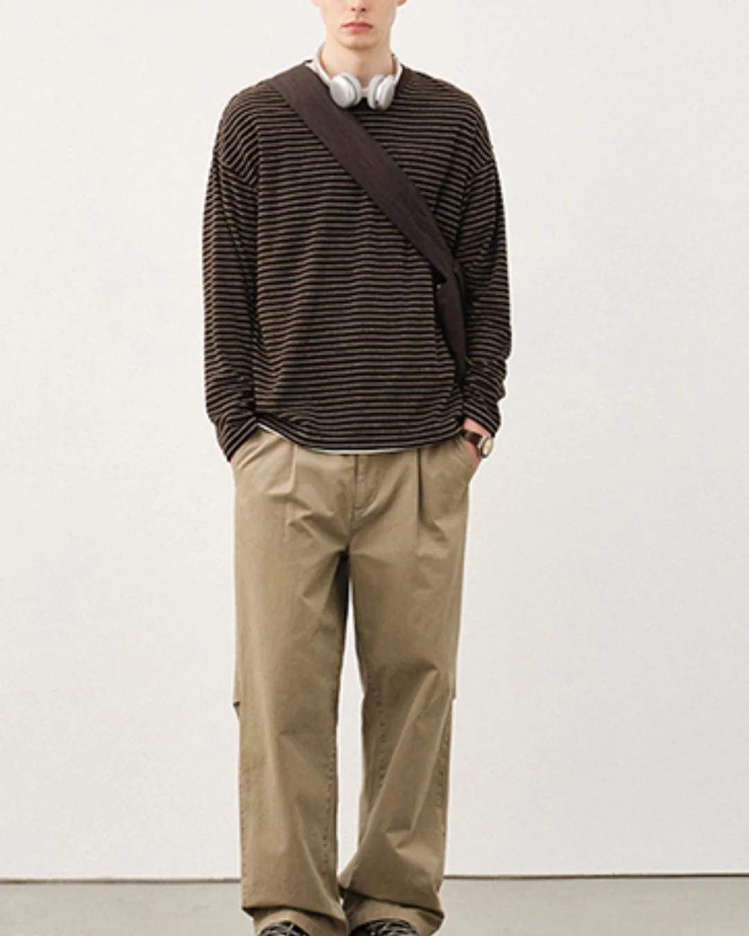 Terry Cloth Border T-shirt LT069