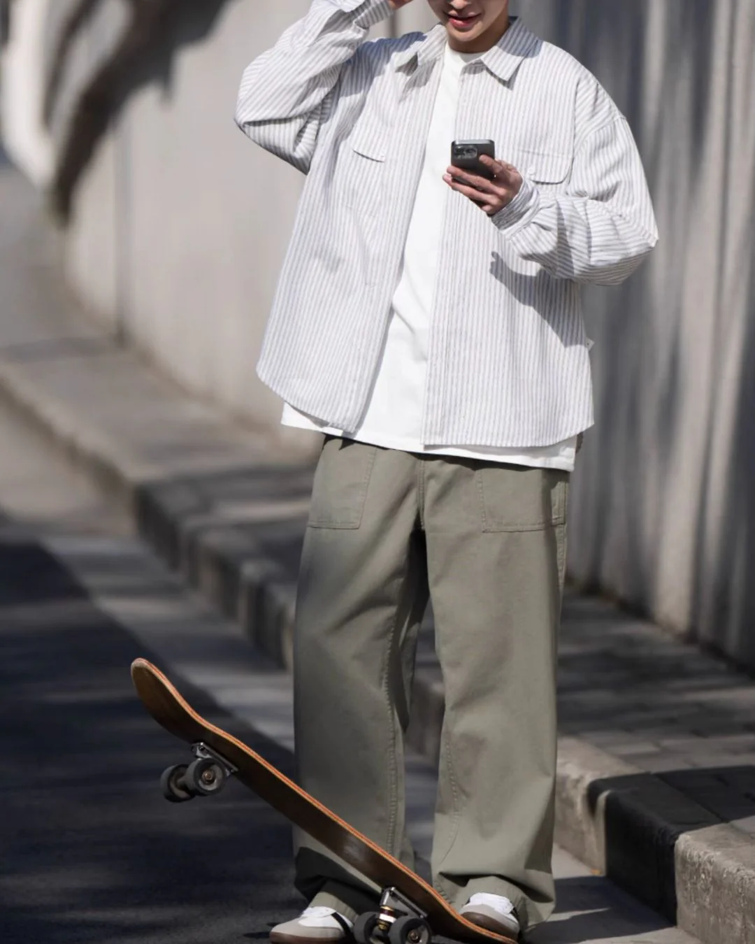 【10日以内お届け】Straight Cotton Work Pants WP060