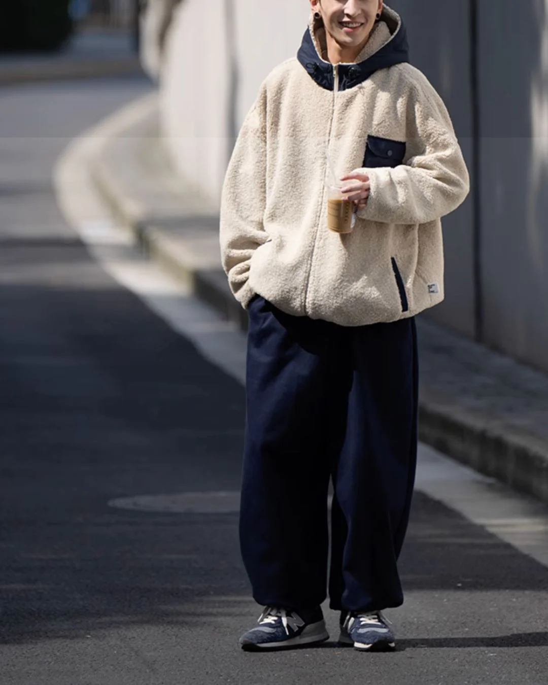 【10日以内お届け】Hooded Wool Jacket JK110