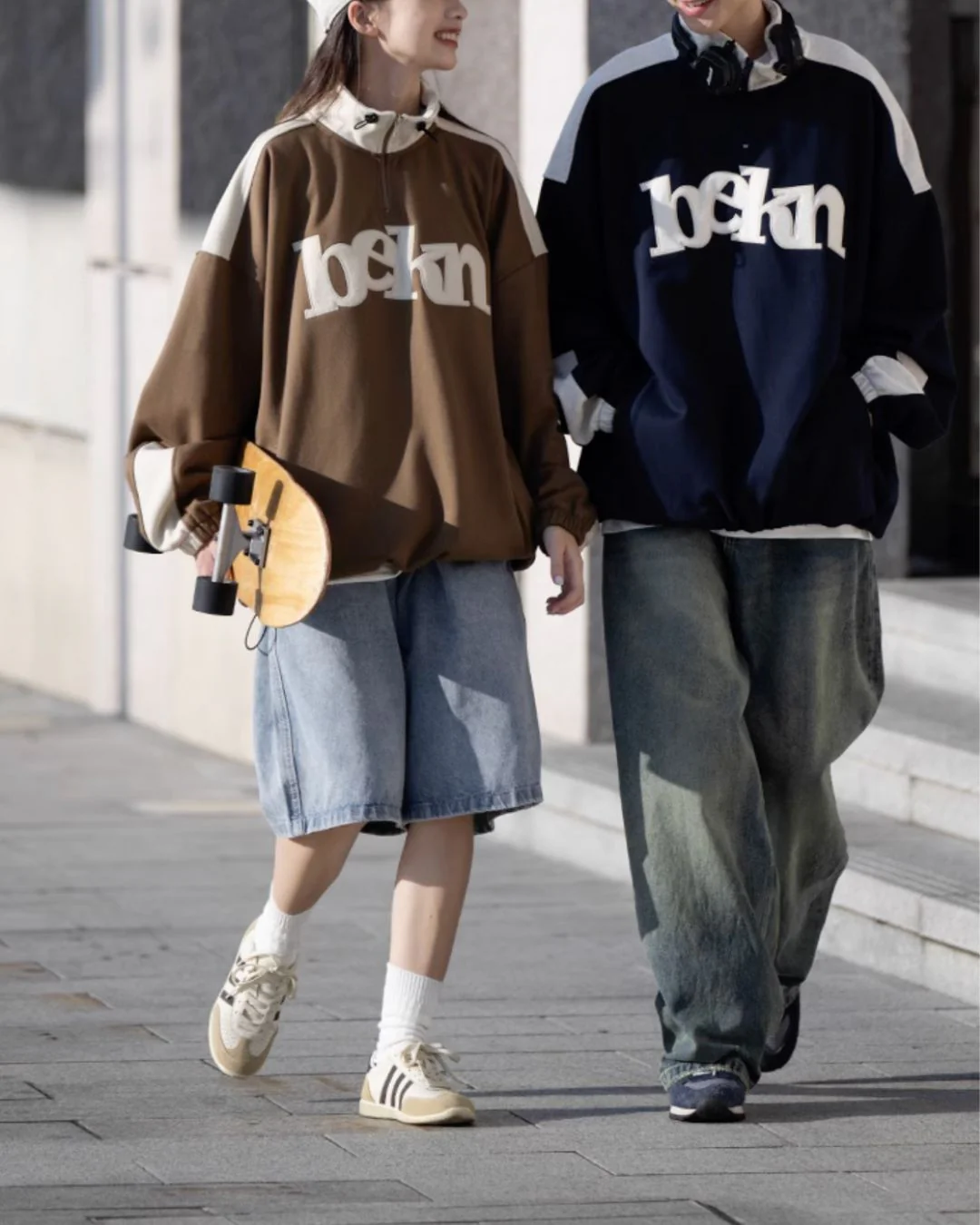 Half Zip Logo Sweat SW036