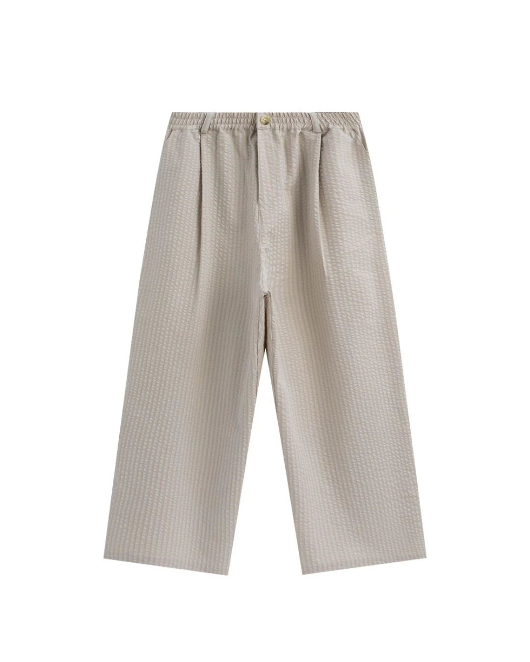 Tuck Wide Check Pants WP083