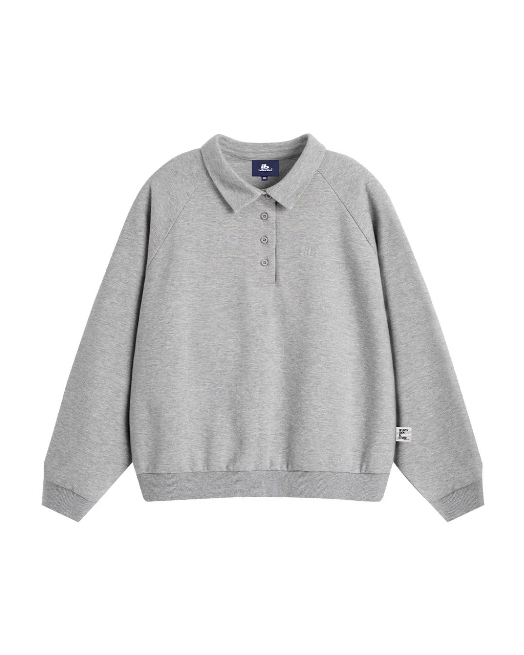 Relaxed Polo Sweatshirt LS098