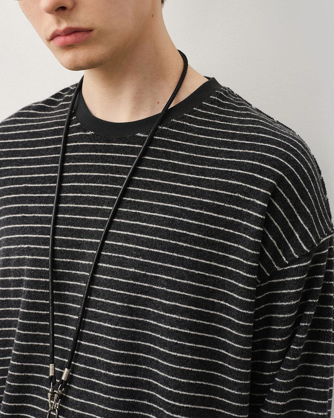 Terry Cloth Border T-shirt LT069