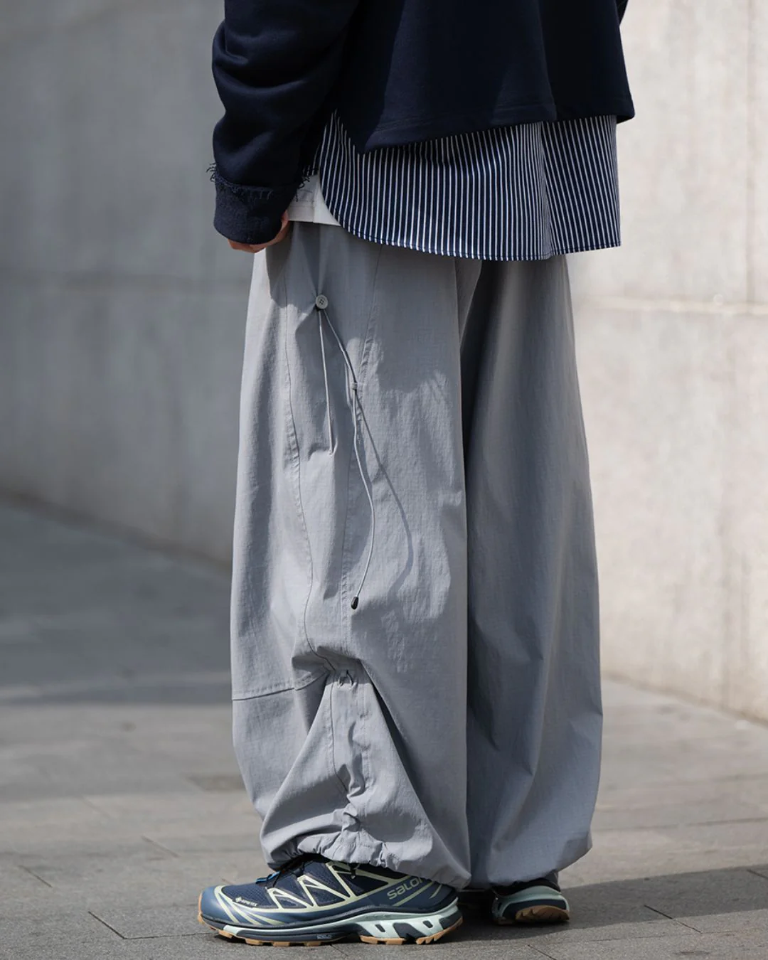 Nylon Drawstring Pants WP089