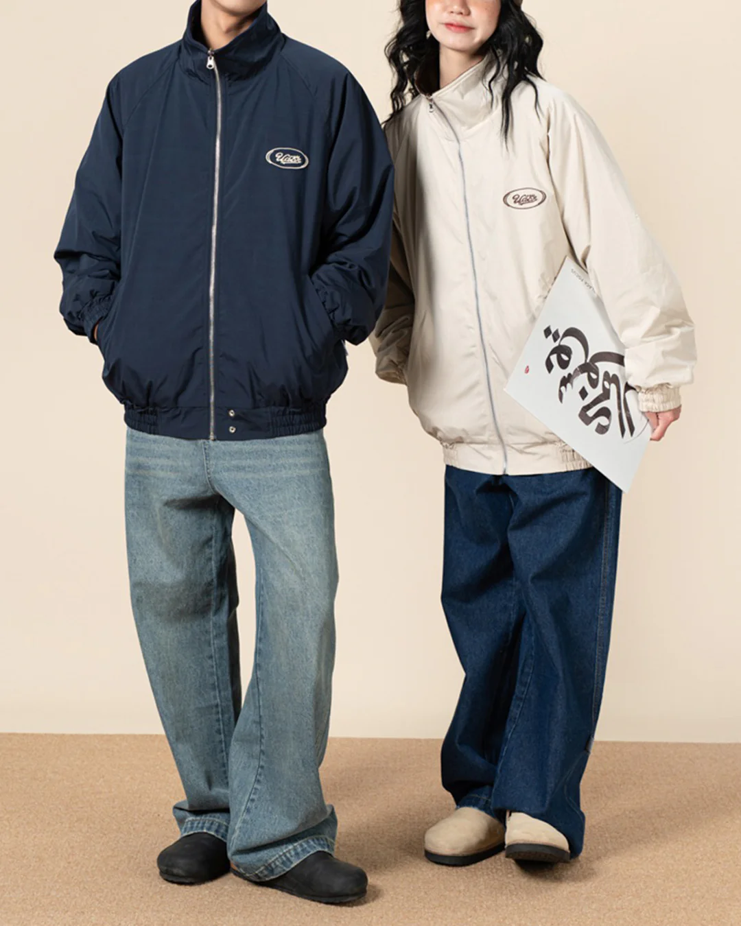 Reversible Zip-up Jacket JK123