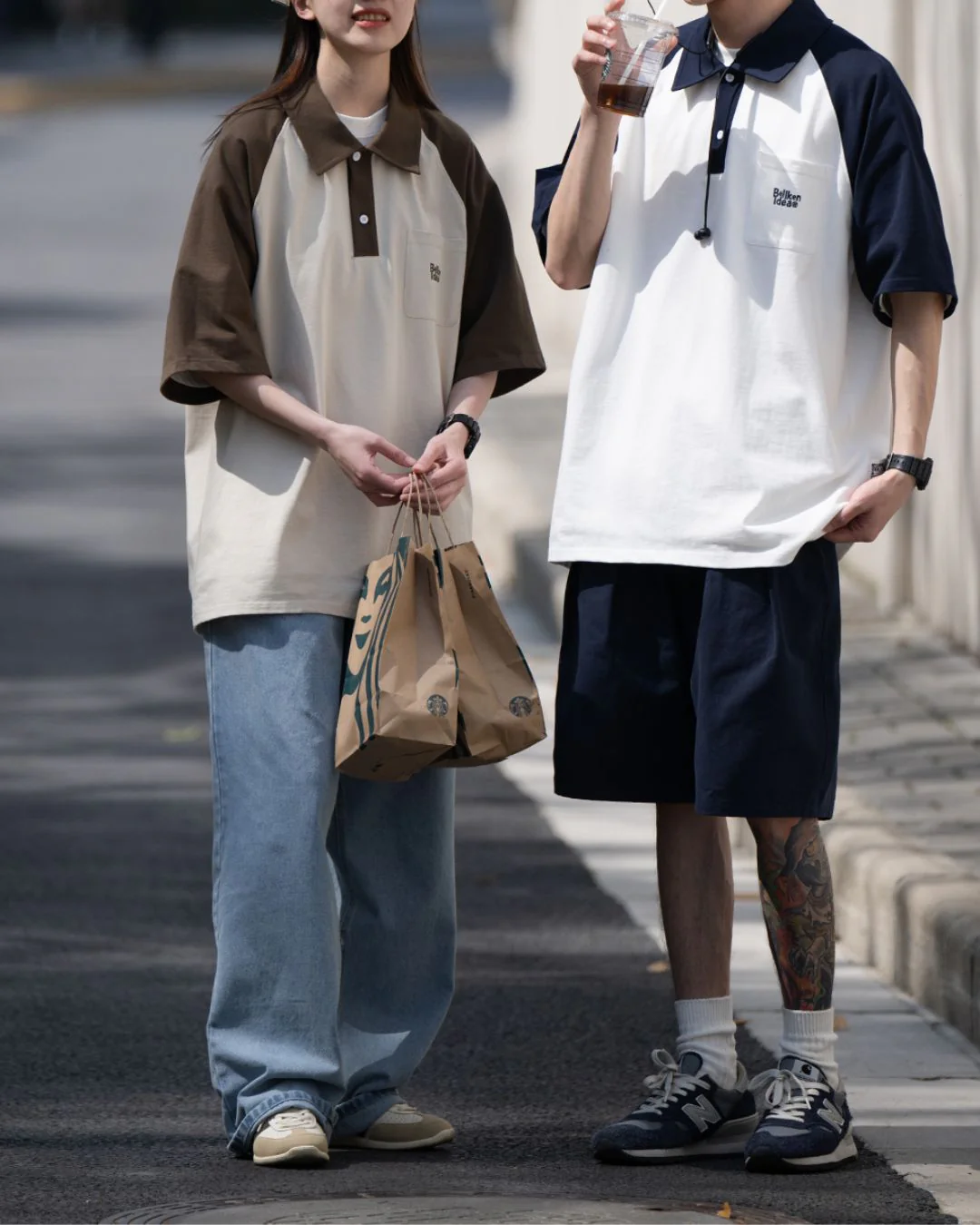 Raglan Sleeve Polo-shirt SS031