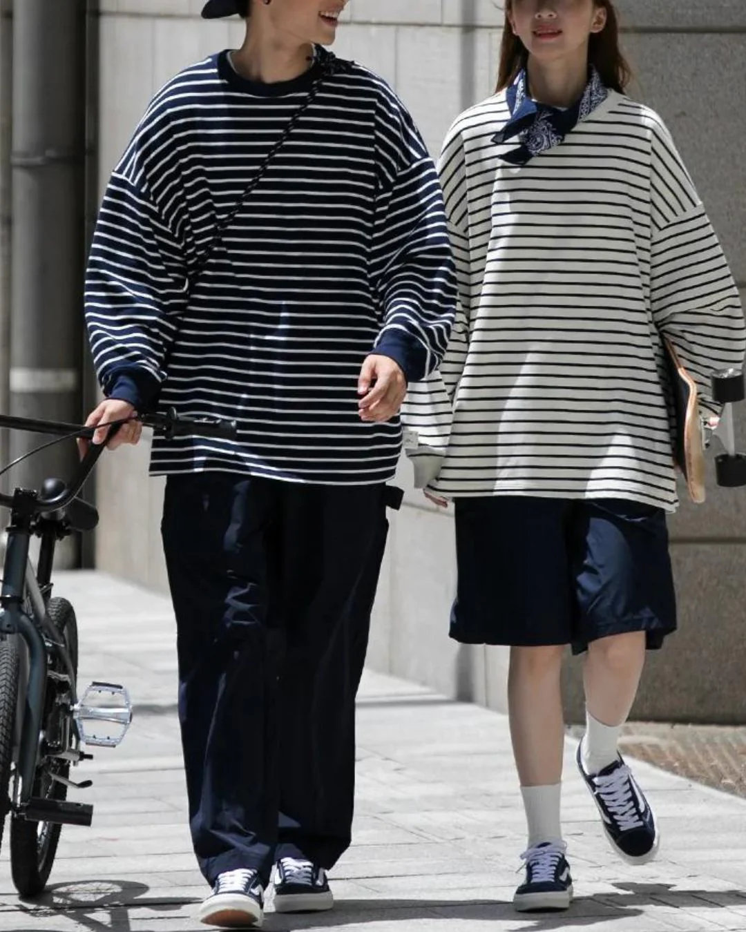 【10日以内お届け】Retro Stripe Long T-Shirt LT003