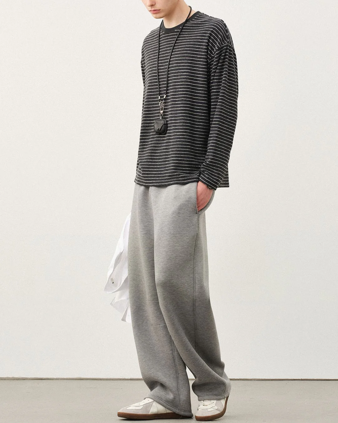 Terry Cloth Border T-shirt LT069