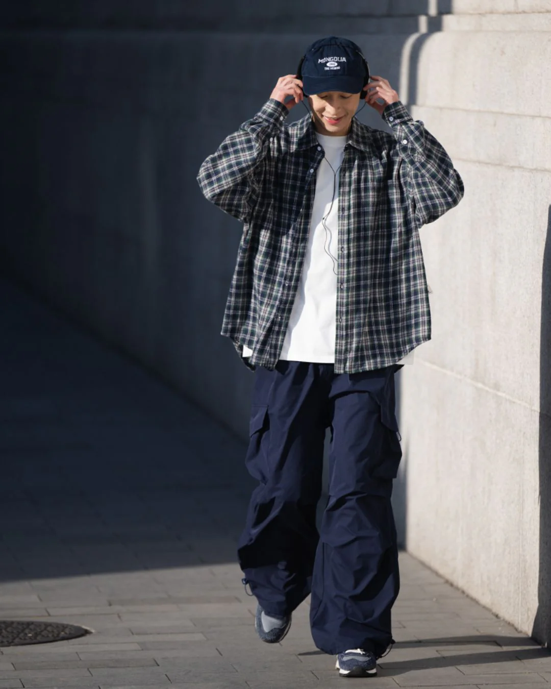 【10日以内お届け】Casual Cotton Check Shirt LS089