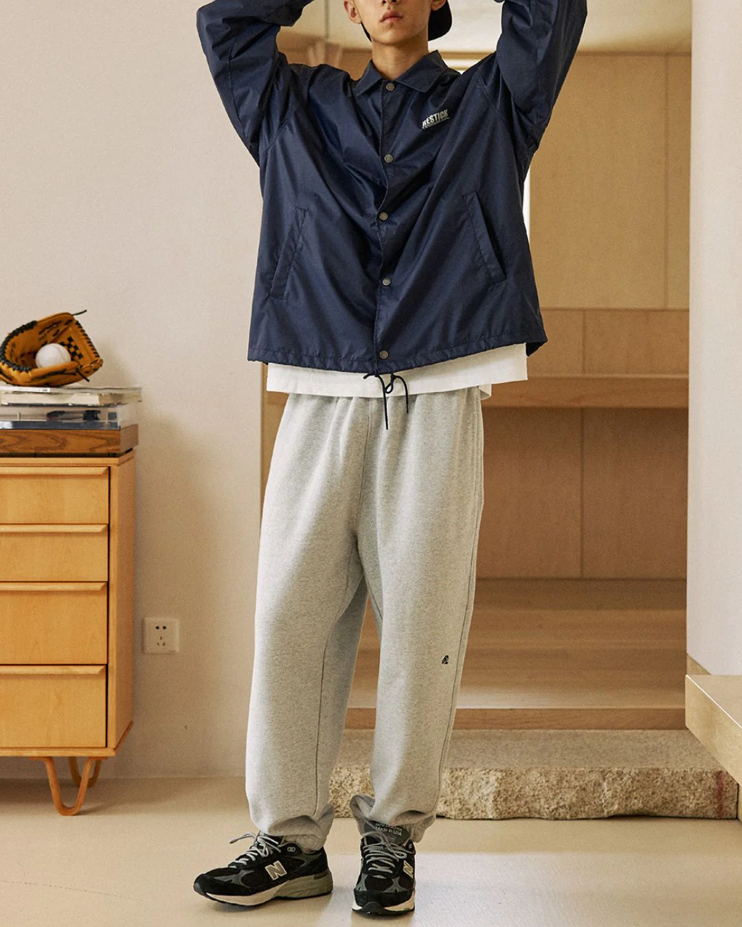 Nylon Coach Jacket JK228