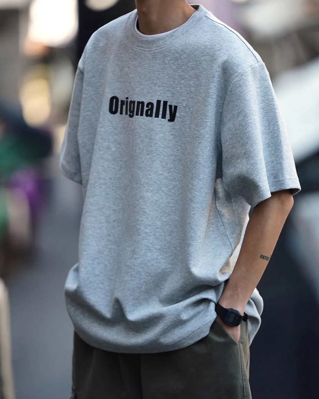 【セール】Heavy Weight Logo T-shirt ST070