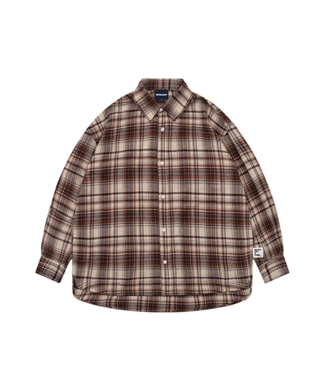 【10日以内お届け】Retro Mood Check Shirt LS081