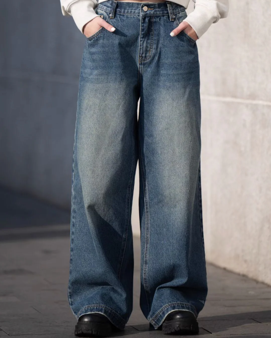 Heavy Washed Jeans DP029