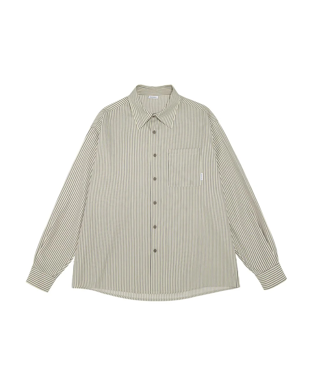 【10日以内お届け】Oversized Striped Shirt LS095